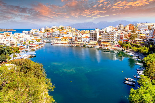 Old,City,Of,Agios,Nikolaos,,Island,Crete,,Greece
